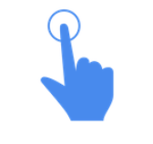 Left click gesture